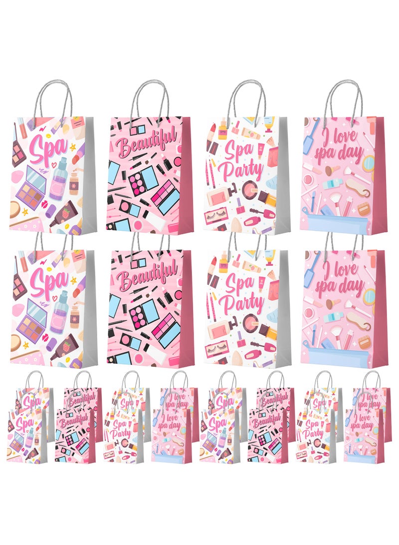 FRUITFUL PARTY Spa Party Favor Bags, 24pcs Makeup Party Gift Bags Spa Goodie Bags for Spa Theme Party Decorations - Image 1